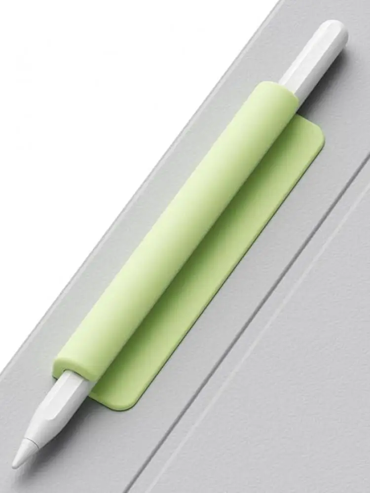 Silikon-Stifthalter, flexibel, Anti-Verlust, für Tablet-Stylus, einfarbig, selbstklebend, für Pencil 1./2. Generation
