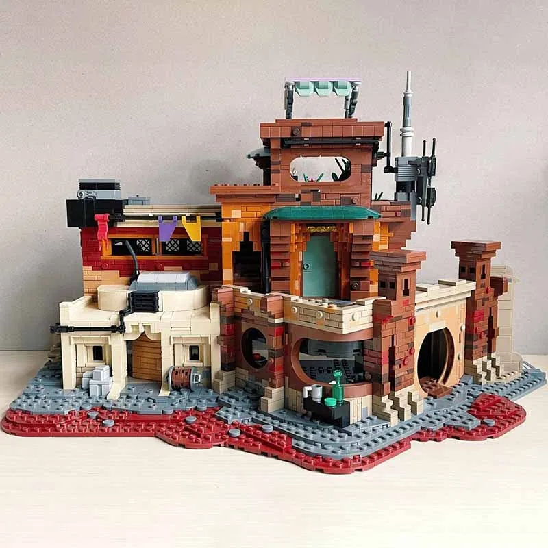 

MOC Felix Street Urban Landscape Building Plant Shop Workshop Model -DIY Building Block Toy - Children's Birthday Gift