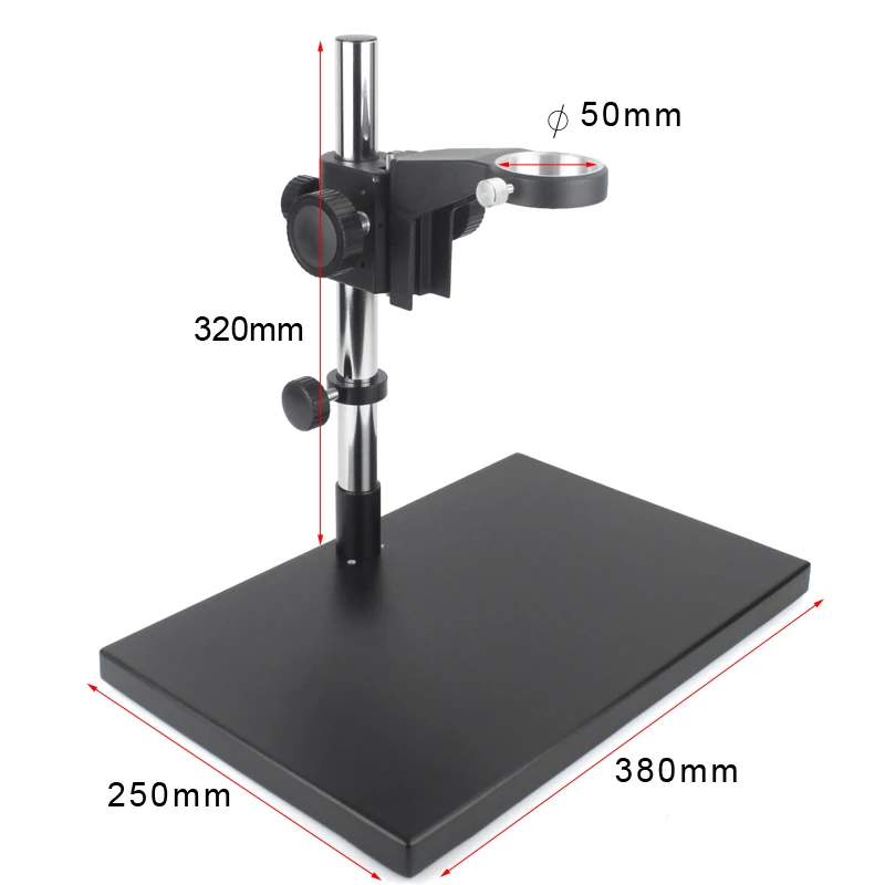 Large-size Industrial Video Monocular Microscope Camera Holder Diameter 50MM Rotating Bracket Laboratory Bench