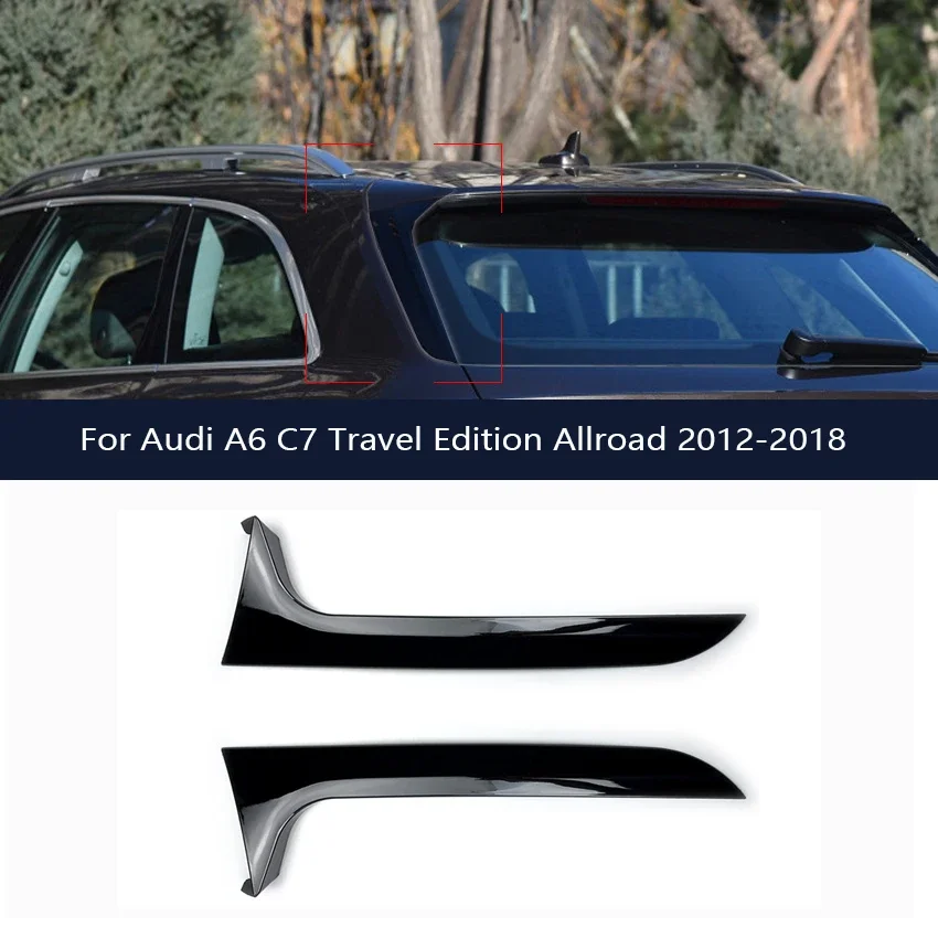 

Suitable for Audi A6 C7 Travel Edition Allroad 2012-2018 Flank Tail Spoiler Exterior Modification External Accessories