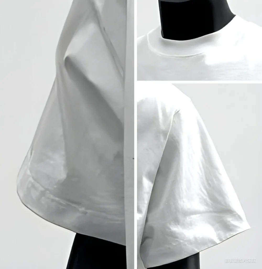 High Street Cotton 300G Short Sleeved T-shirt Summer Men's New Retro Heavyweight Pure Loose Half Sleeved T-shirt Top