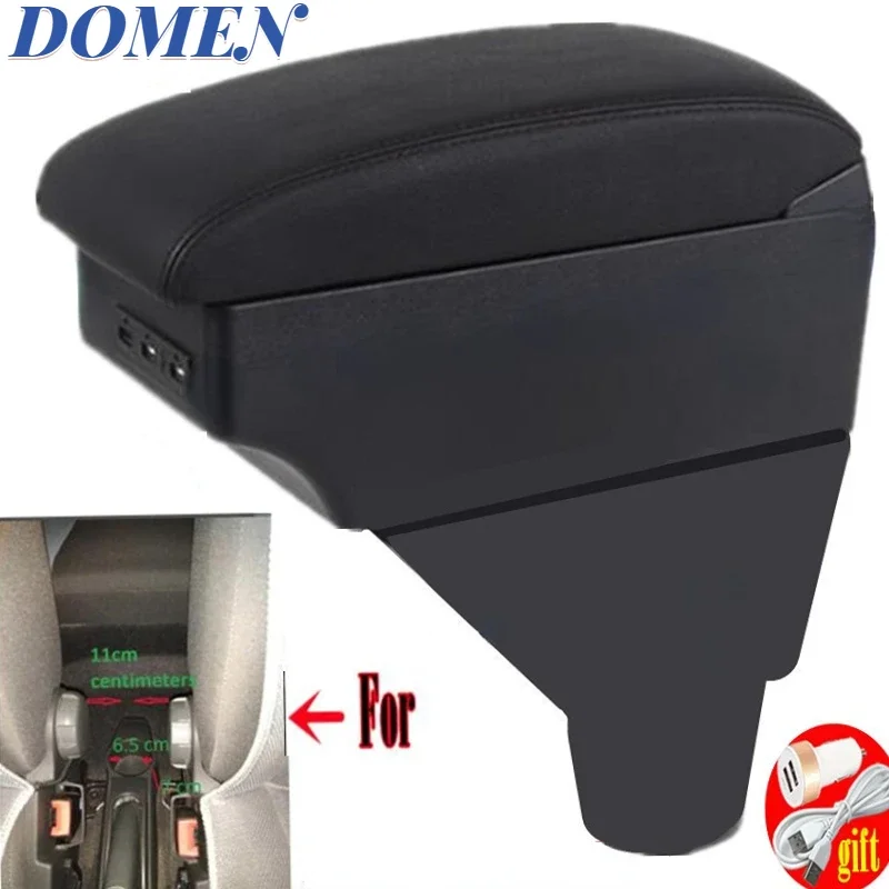 

For FIAT PANDA II armrest box cup holder USB interface interior car-styling