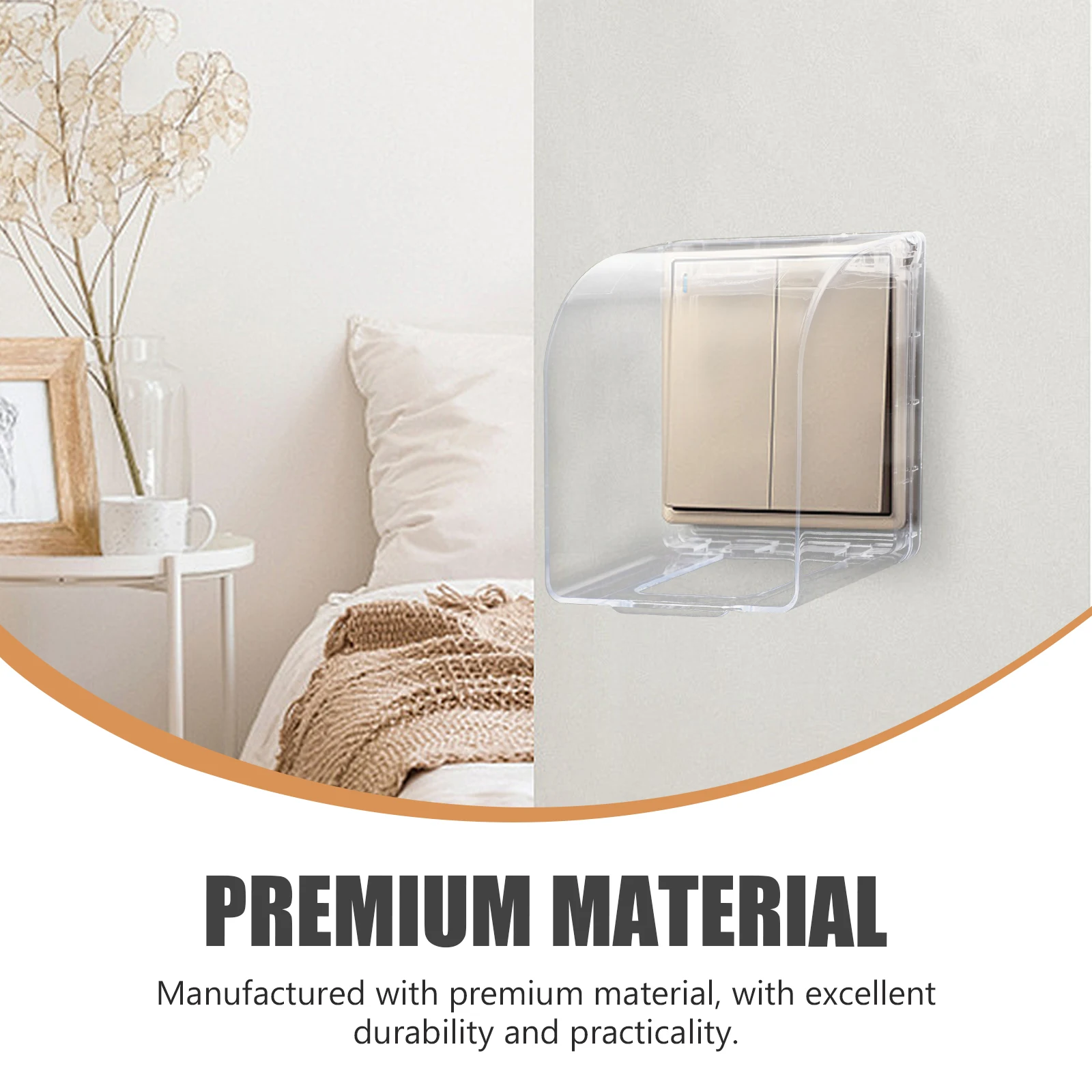 

4 шт. водонепроницаемая крышка, защита для розетки, пылезащитная, непромокаемая, для использования в помещении, на открытом воздухе, для кухни, балкона, сада, гаража, офиса, школы