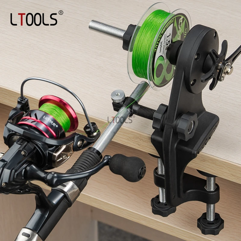 Portátil Leve Pesca Linha Winder, Baitcasting Reel, Antiferrugem Spooler, linha resistente Winder, Spinning Acessórios Ferramenta