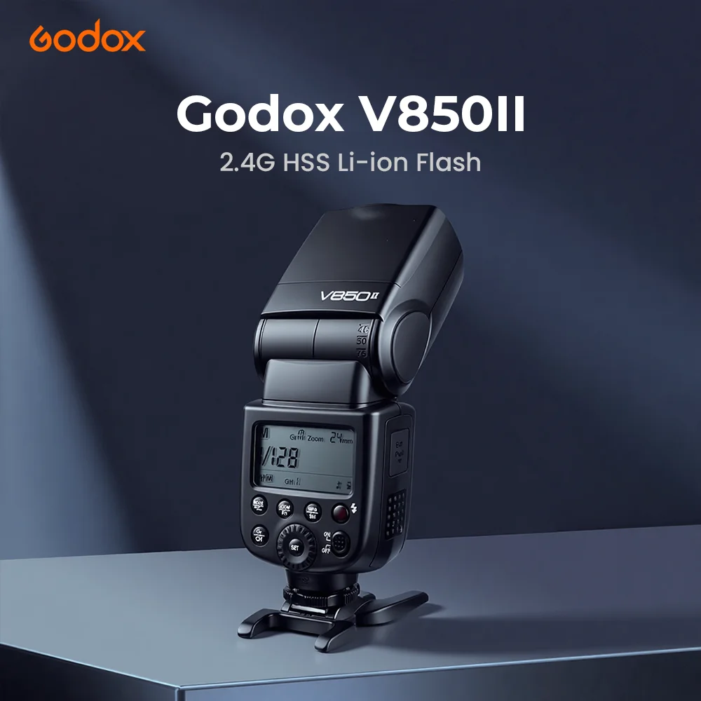 Godox V850II 2,4G GN60 Беспроводная система X Литий-ионный аккумулятор Speedlite для Canon Nikon Sony Pentax Olympus