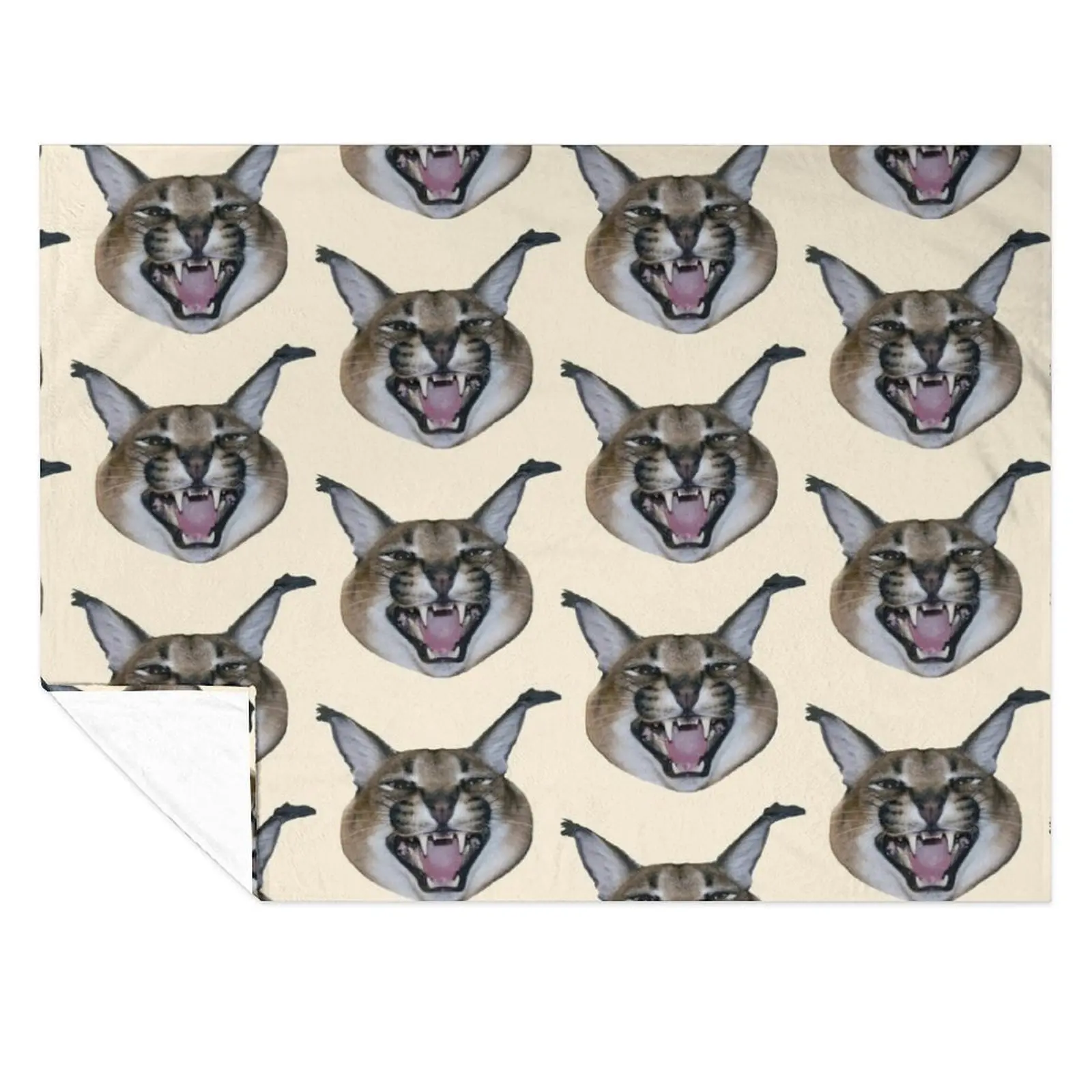 

Big Floppa angry Throw Blanket for winter Blankets For Baby Weighted Blankets