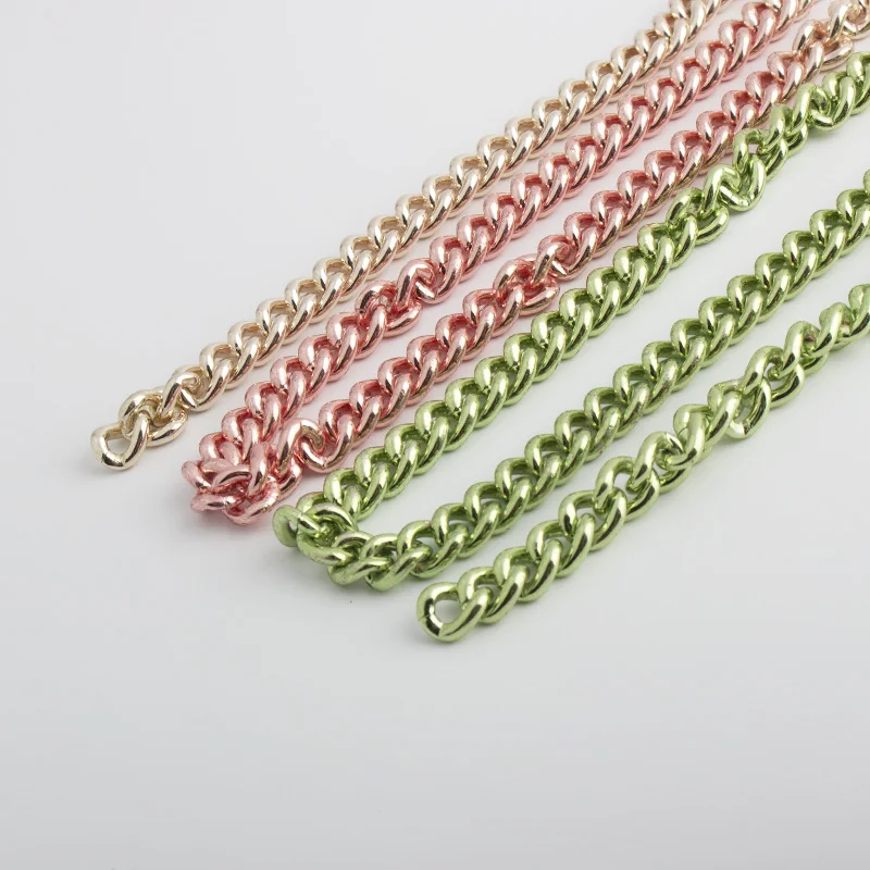 1Meter 11MM 13MM 17MM 22MM Aluminium Chain Light weight Chain For Handbag Purse Adjusted Strap Handbag Straps Bag Accessories