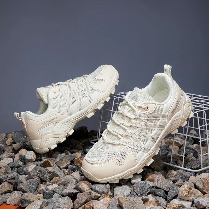 الرجال أحذية المشي لمسافات طويلة التدريب تنفس في الهواء الطلق أحذية رياضية عدم الانزلاق أحذية رياضية الرحلات تسلق التخييم درب أحذية للمشي