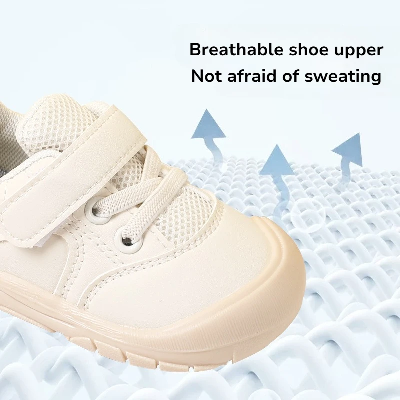 

Детские сетчатые кроссовки, мягкая и легкая спортивная обувь для маленьких мальчиков и девочек, дышащая нескользящая повседневная обувь для малышей