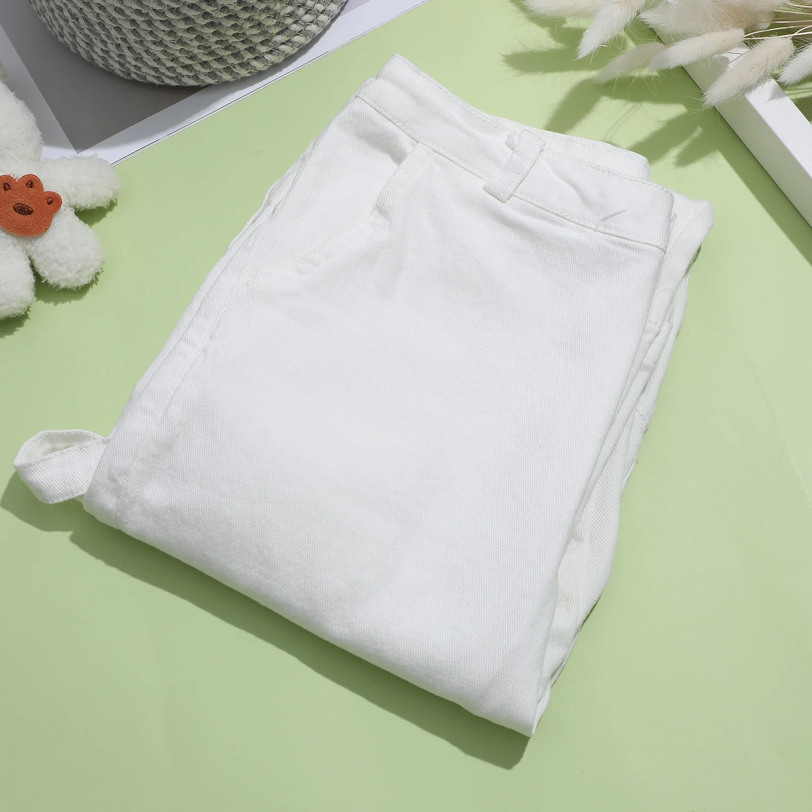 Pantalones Cargo de cintura alta para mujer, pantalones ajustables de LICRA con bolsillo vaquero, cintura alta, cómodos, transpirables, estilo clásico, versátiles