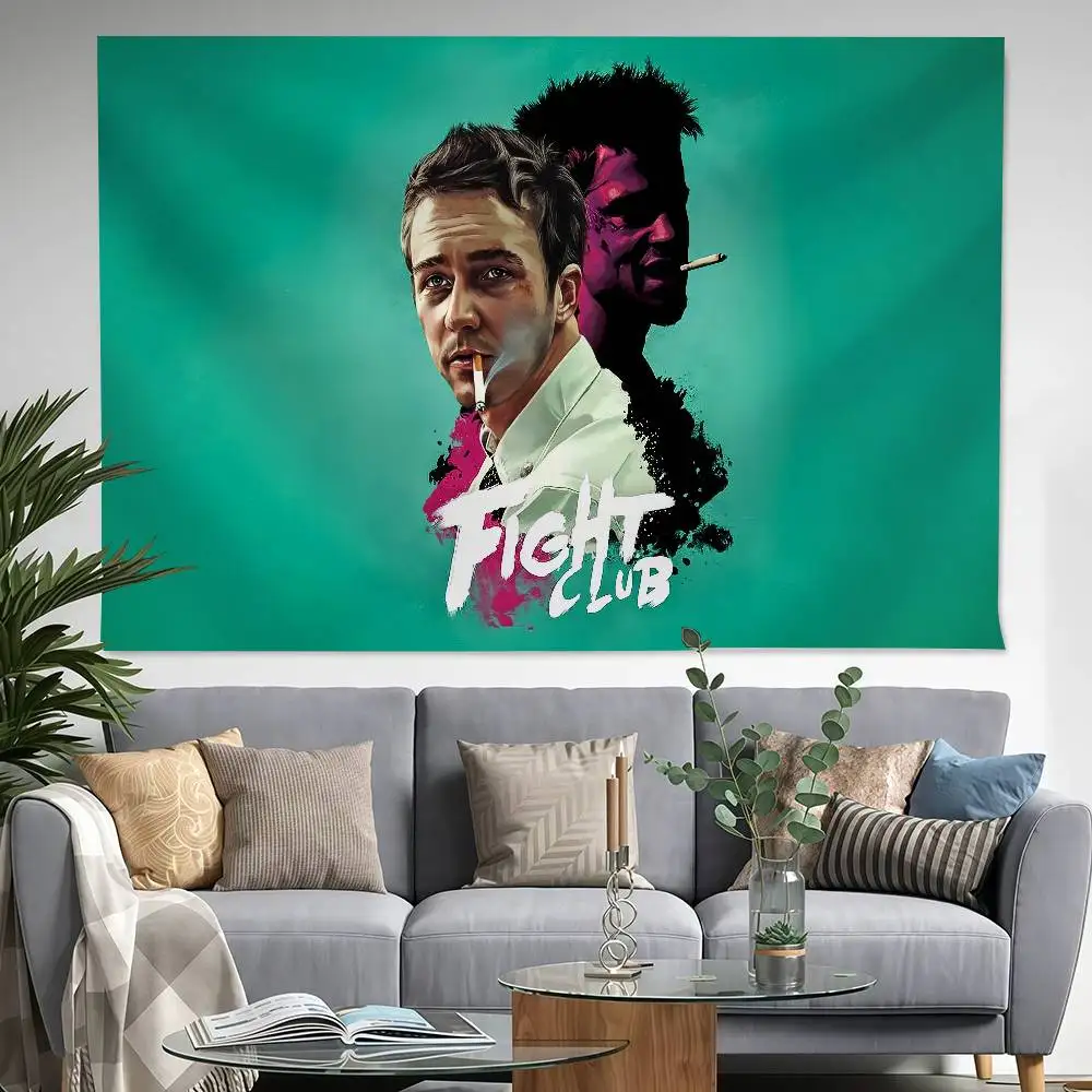 F-Fight Club Movie 150x200cm 60x90cm Flag Decoration Outdoor Picnic Party Home Camping Party Art Hanging Banner