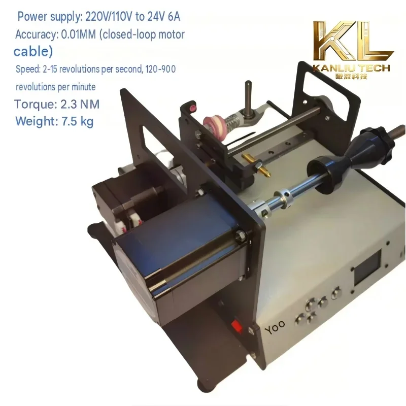 Automatic Winding Machine 120-900 RPM Automatic Wire Alignment Coil Fishing Line Silk Thread Winder