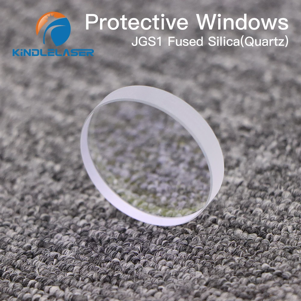 KINDLELASER Fiber Laser Protective Windows D30 - D35 Series Quartz Fused Silica for Fiber Laser 1064nm Precitec for Raytools WSX