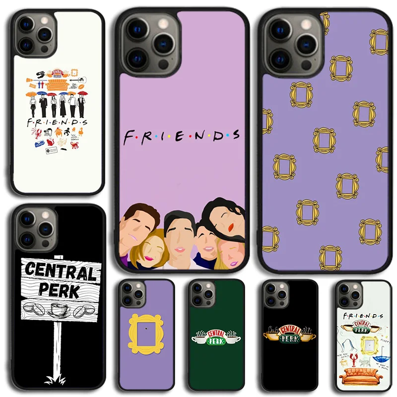 Central Perk Coffee friends Phone Case For iPhone 16 15 14 13 12 Mini 11 Pro Max Plus X XS Max XR Cover Shell coque