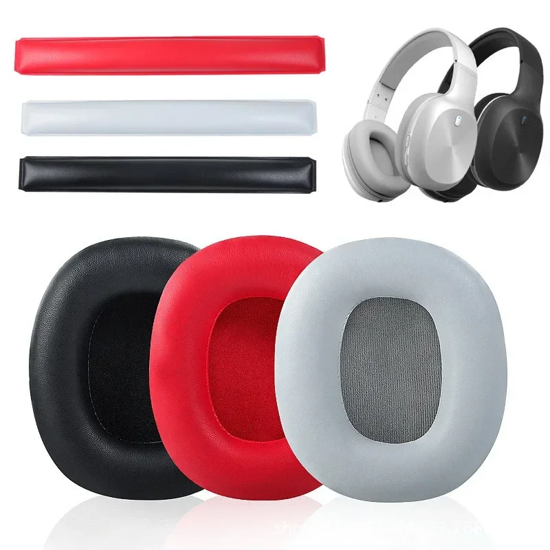 For Edifier W800BT Ear Pads Leather Cushion Earpads Head Beam Plus Headset Earmuffs Memory Foam Covers Headphone Pads