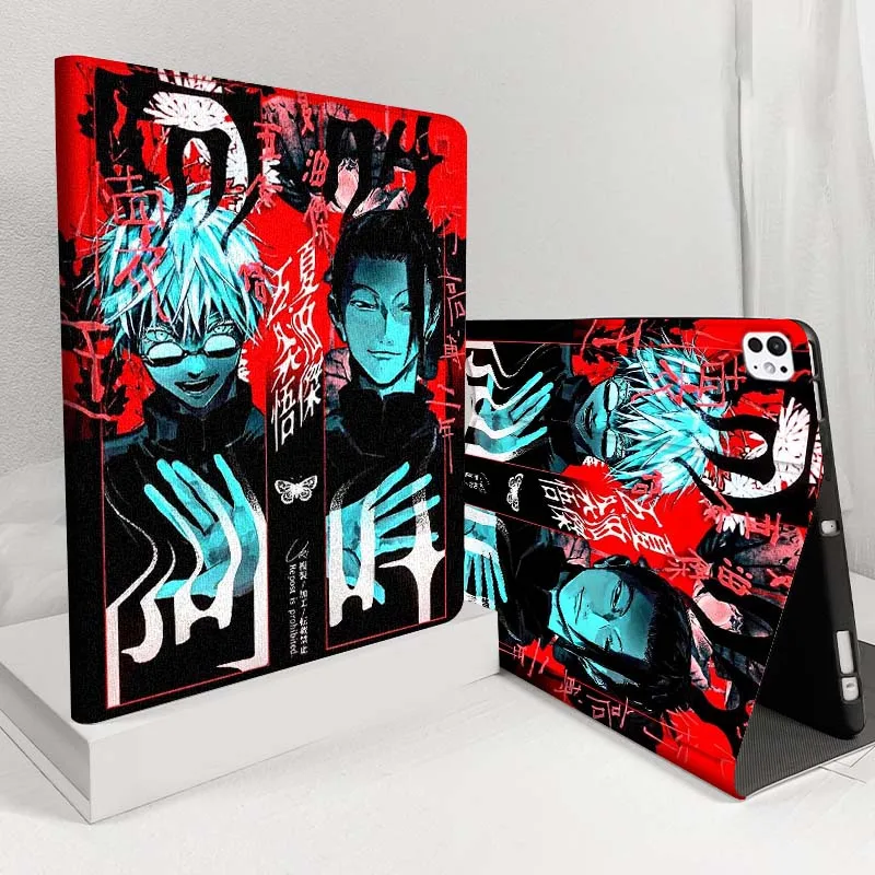 

Gojo cherry blossoms art For iPad Pro Air 5 4 3 13 11 8 7 6 5 10th 7th 6th 10.5 12.9 10.9 Tablet Case