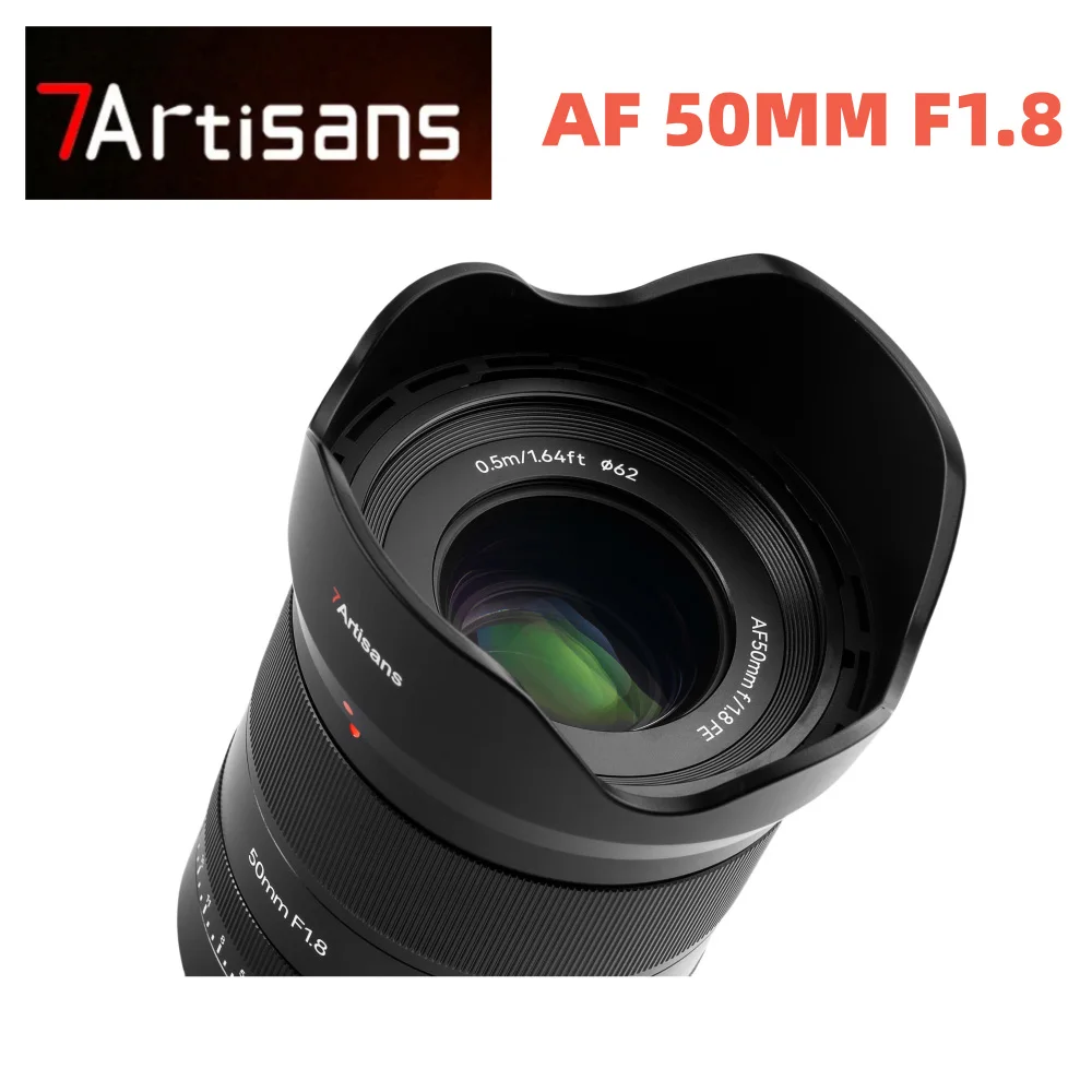 7Artisans AF 50 мм F1.8 полнокадровый объектив для беззеркальной камеры с автофокусом для объектива камеры с креплением Nikon Zfc Z6 Z7 50 1,8