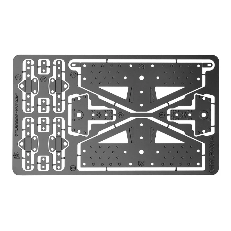 Orlando Hunter Model M02 Electric Rc Assembled 6X6 Military Truck Sa0104 Single Point Suspension Fixture Plate