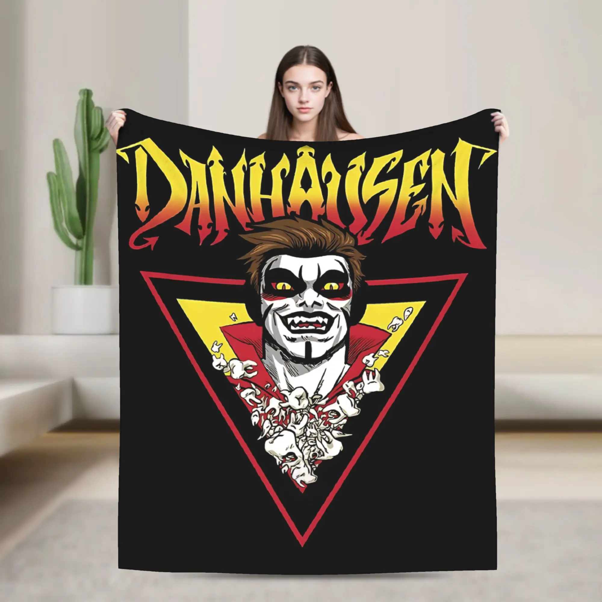 Comfortable Blanket Travel Danhausen Very Nice Very Evil Pro Wrestling Lover Throw Blanket Pattern  Bedspread For Chair Sofa Bed