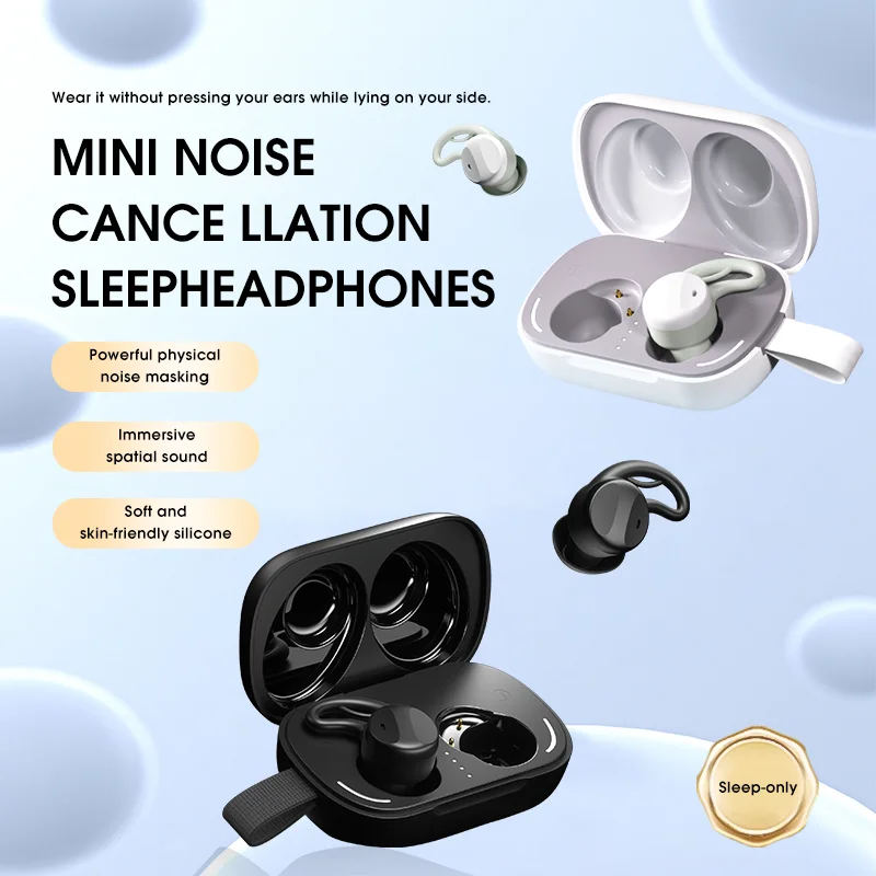 

TS32 Bluetooth-наушники 5,4 In Ear TWS Sleep Earphones Smart Touch с микрофоном HD Call Водонепроницаемые