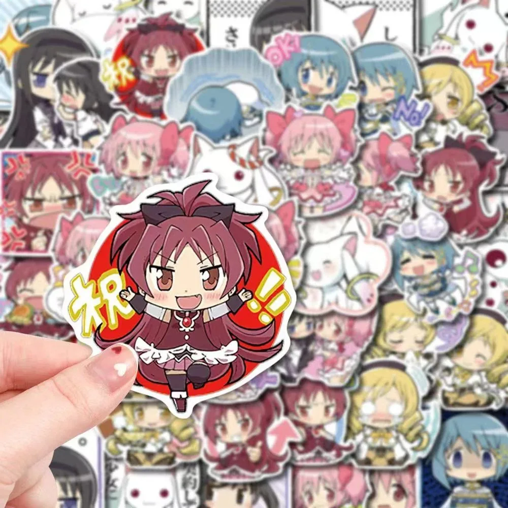 10/30/48pcs Puella Magi Madoka Magica Anime Stickers Cute Kaname Madoka Akemi Homura Sticker Diary Phone Luggage Cartoon Decals