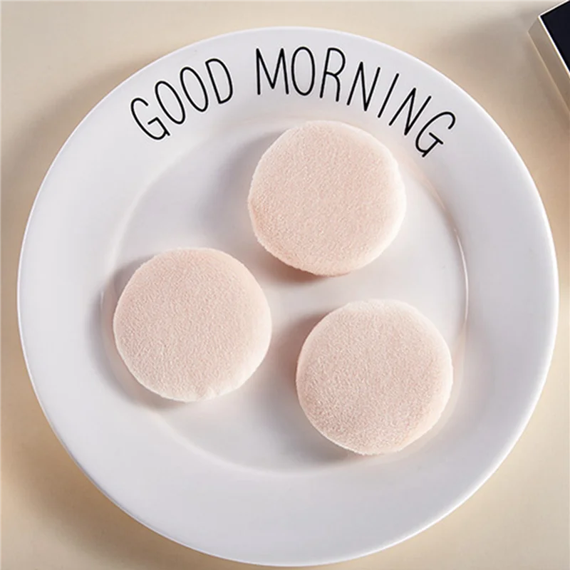 

AA20-8 шт., рассыпчатая пудра, косметические спонжи, велюровый аппликатор для макияжа, моющаяся пудра для пудры с футляром