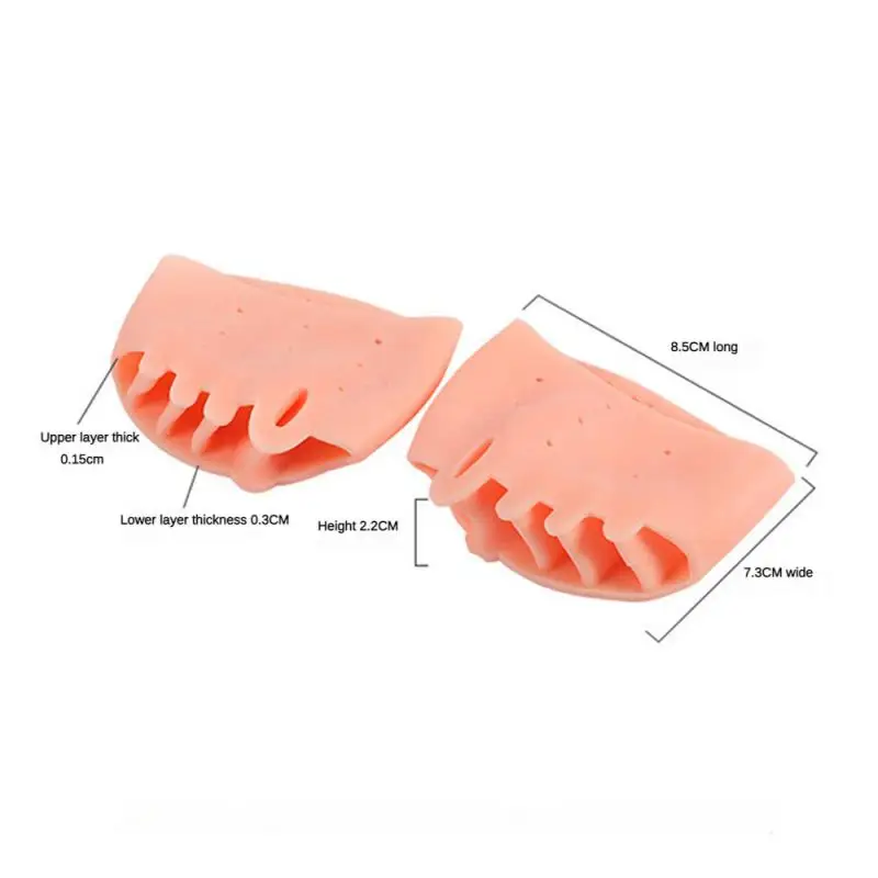 Parka en silicone pour soins des oignons, séparateurs orth4WD, protection des doigts, coussretours de protection des pieds, soin de l'avant-pied, 1 à 10 pièces