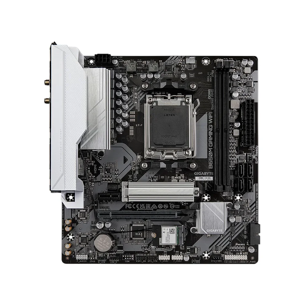 GIGABYTE New B650M GAMING WIFI Motherboard 2.5G AM5 PC Gamer Micro-ATX AMD B650 DDR5 6400 MHz M.2 USB3.2 96GB Socket AM5