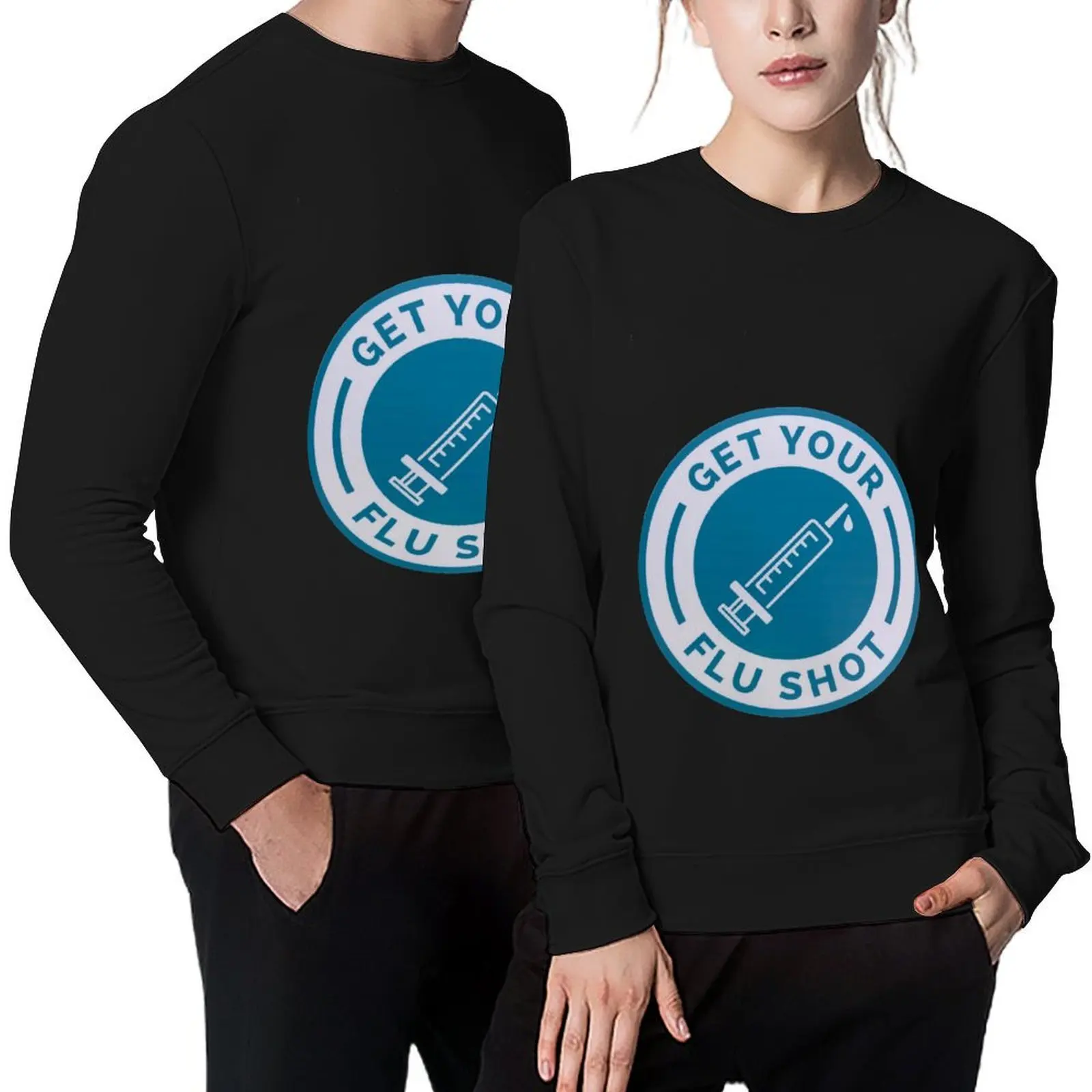 

VA Lake Nona Flu Shots Pullover autumn clothes tracksuit men clothes graphic t shirts men men's sweatshirts