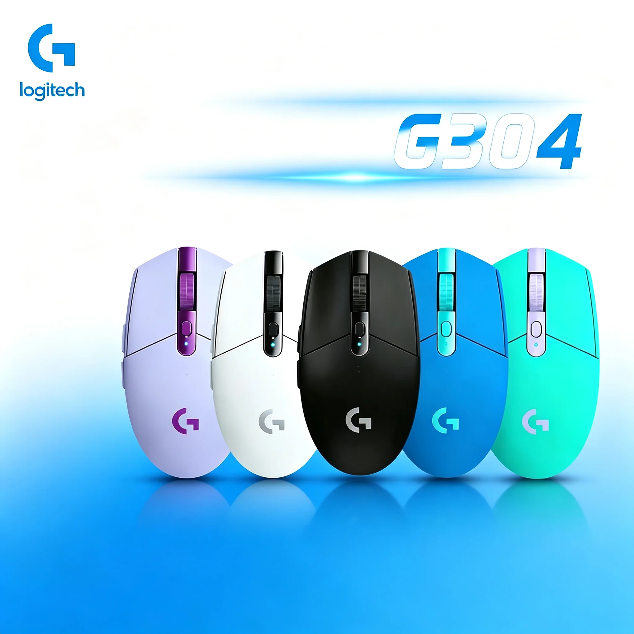 Logitech G304 Wireless Gaming Mouse Power‑Efficient Design Long Working Hours Light‑Weight Mice for Student & Gamer User