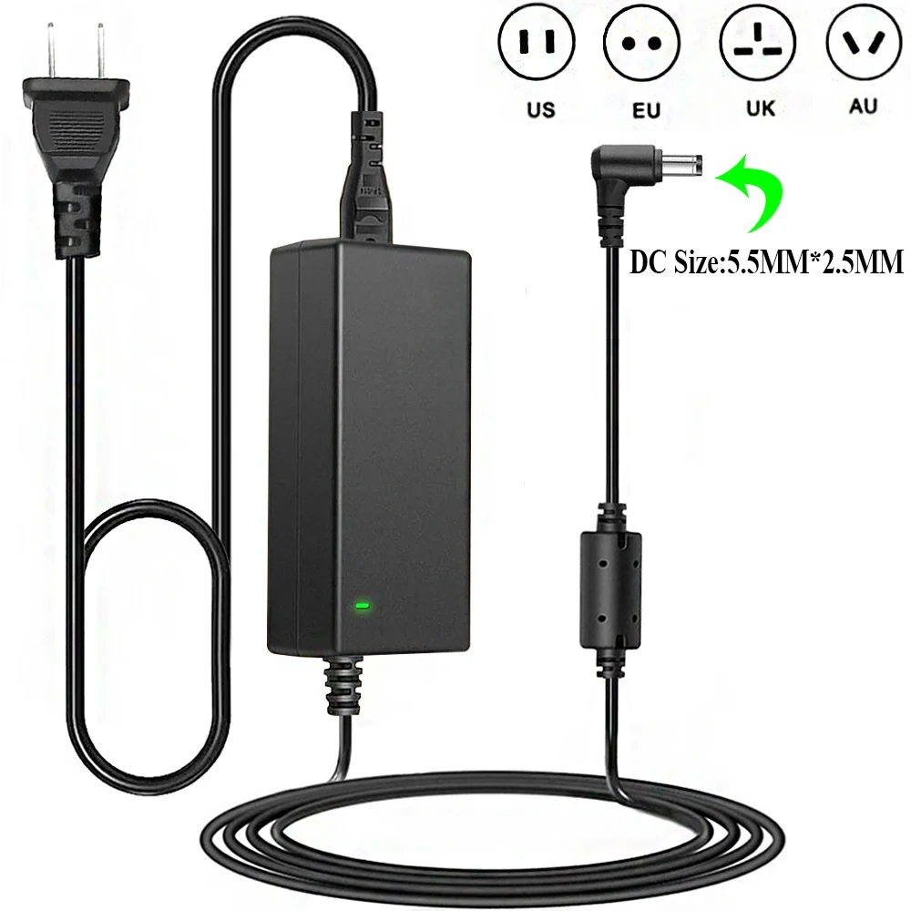 

19V AC Power Adapter for HP Pavilion 20 21.5 23 23.8 25 27 Inch 22cwa 25vx 22bw 23bw 23cw 24ea 24es 25bw 25xw 27bw LCD Monitor
