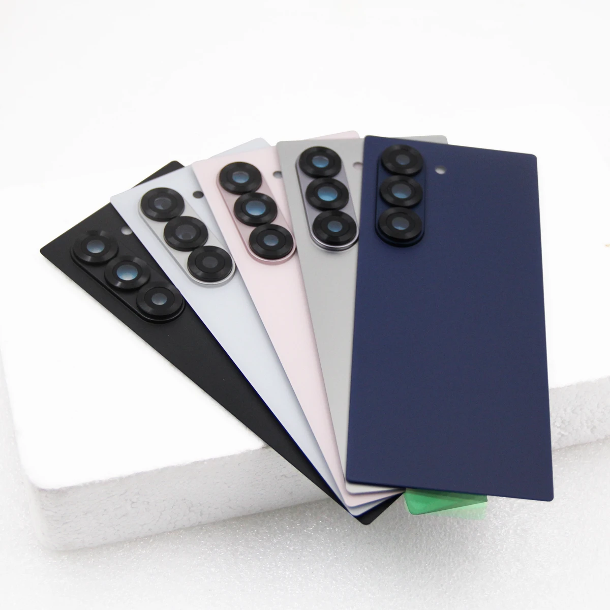 For Samsung Z Fold 6 Glass Battery Cover Rear Door Housing Panel Case Camera Lens Parts Compatible with Z Fold 5