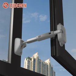 EUDEMON-Restrictor de ventana de protección para niños, tapón de seguridad para niños, bloqueo de ventana ajustable, ABS, limitador de cerraduras de prevención de caídas