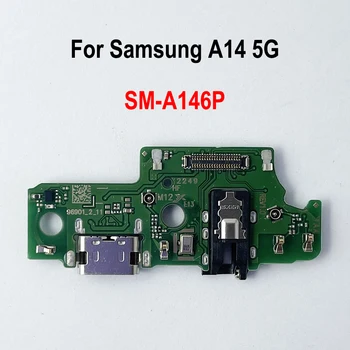 USB ชาร์จพอร์ตแจ็ค Dock Connector ชาร์จสําหรับ Samsung Galaxy A14 5G A146P SM-A146P ชาร์จ Board