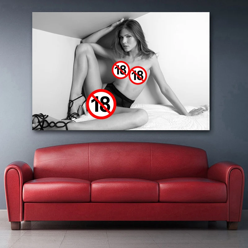 Aldult Erotica Wall Art Picture Sexy Girl Nudes Hot Pornstar Posters and Prints Canvas Paintings For Home Living Room Decor