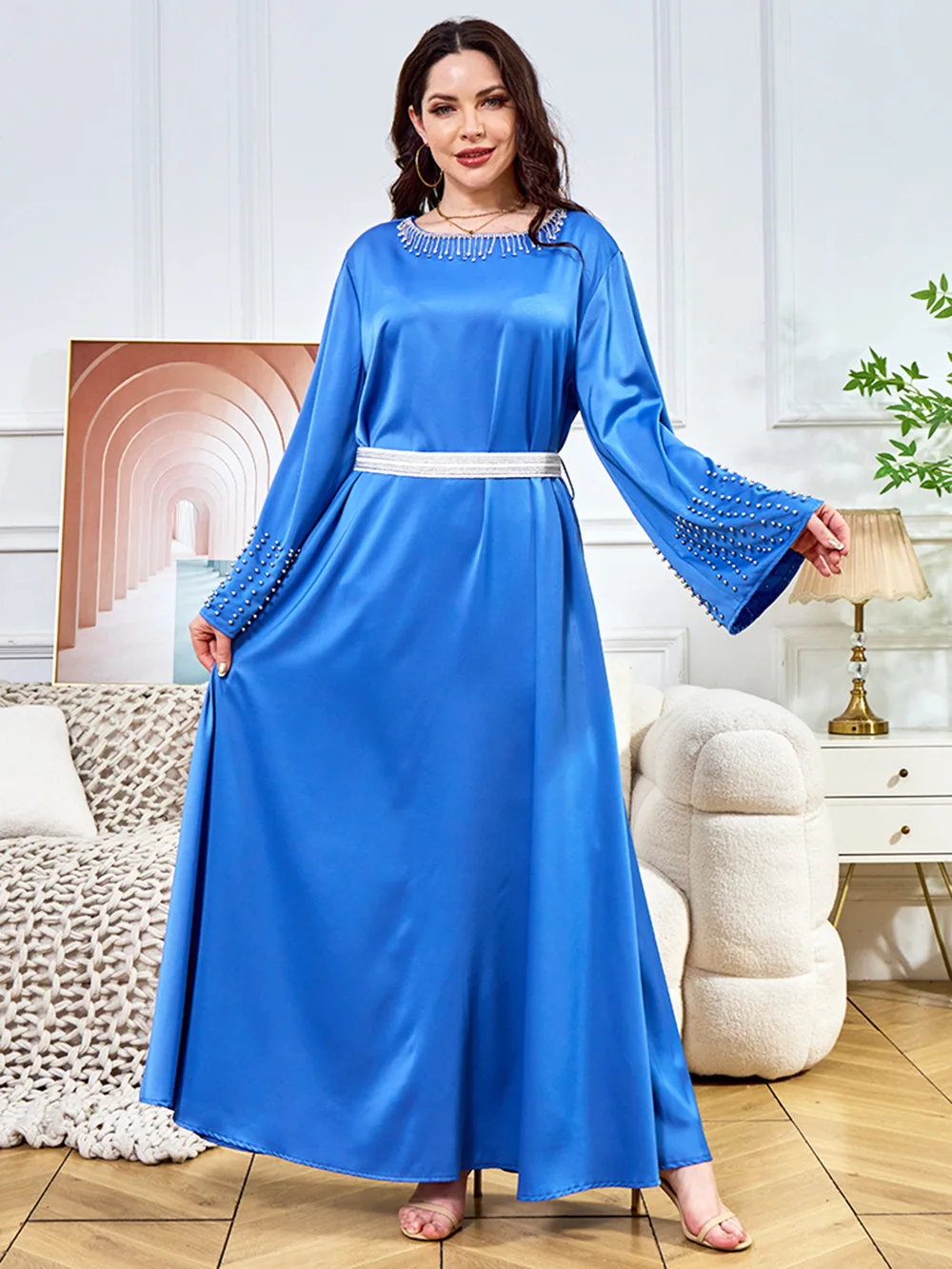 Vestido Longo Ramadan Abaya Islam Arabic Muslim Modest Long Hooded Dress Women's Kaftan Mujer Robe Longue Femme Musulmane WY2202