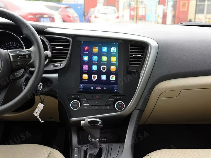 YLL Android Auto Vertical Screen Android 13.0  For Kia K5 Optima 2011-2015 Car Stereo Multimedia Radio GPS Navigation Head Unit