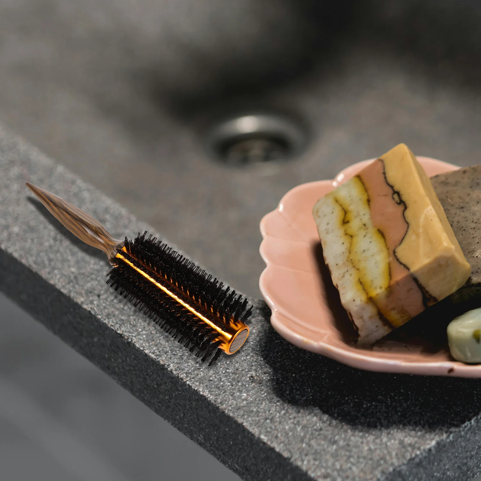 

Roller Hairbrush for Styling Thick Or Curly Hair Thermal Curling Tool with Soft Bristles and Ergonomic Design Salon Quality