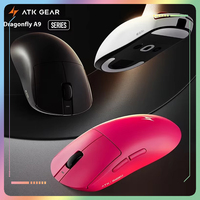 Vgn Vxe Atk  A9 Wireless Bluetooth Mouse E-Sports Game Ergonomics Computer Office Tri-Mode Star Flash Edition Big Hand Mouse