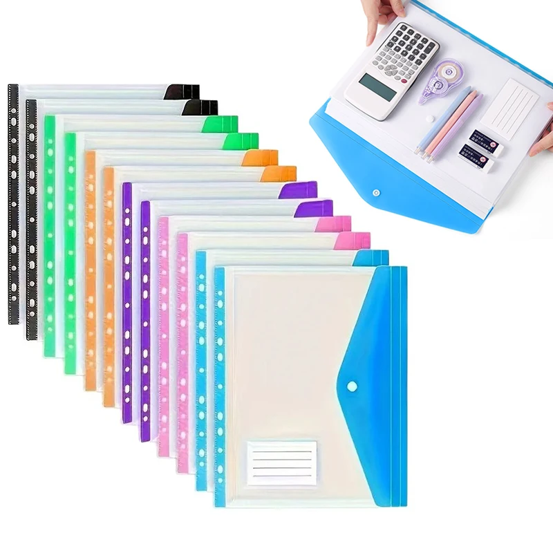 pacote-com-15-unidades-de-bolsas-de-arquivo-de-cor-aleatoria-tamanho-a4-envelopes-de-plastico-transparente-bolsa-para-documentos-material-escolar-e-de-escritorio-zyf