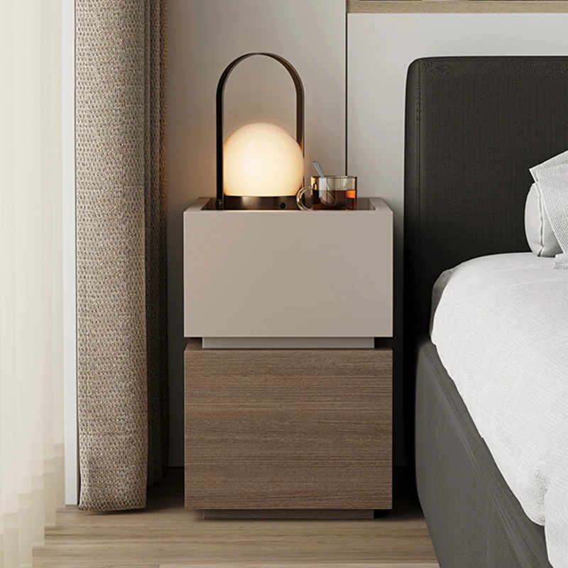 العصرية الضيقة طاولة السرير أدراج الخشب Librero خزائن التخزين ديكور السرير الجدول غرفة المعيشة Criado Mudo الأثاث العصري #1