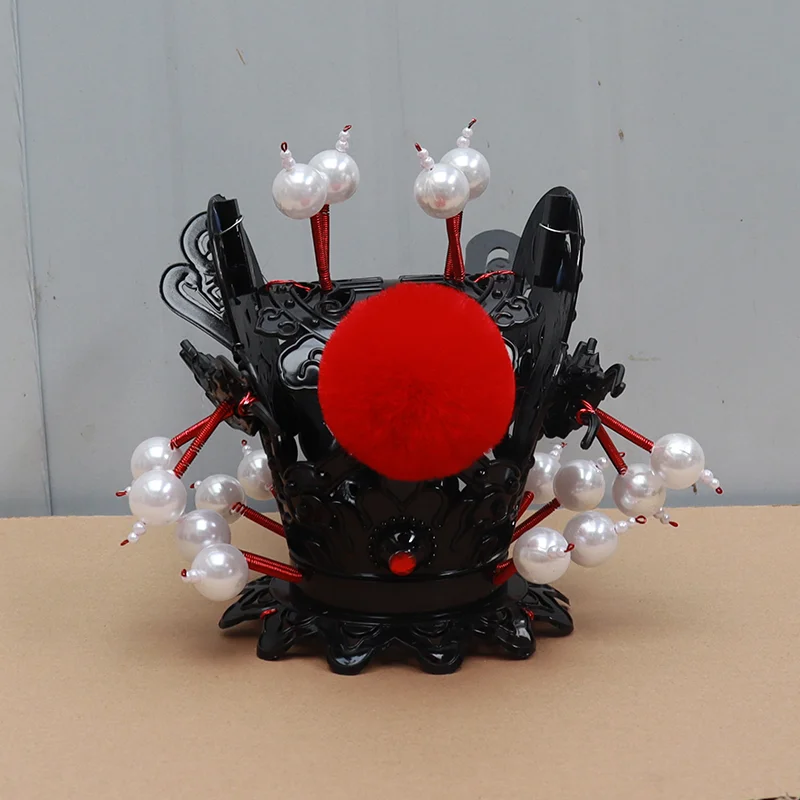 Black Myth Sun Wukong Cosplay Feather Crown Accessory Funny Headwear Novelty Hat Decoration Great Sage Equal to Heaven Cosplay