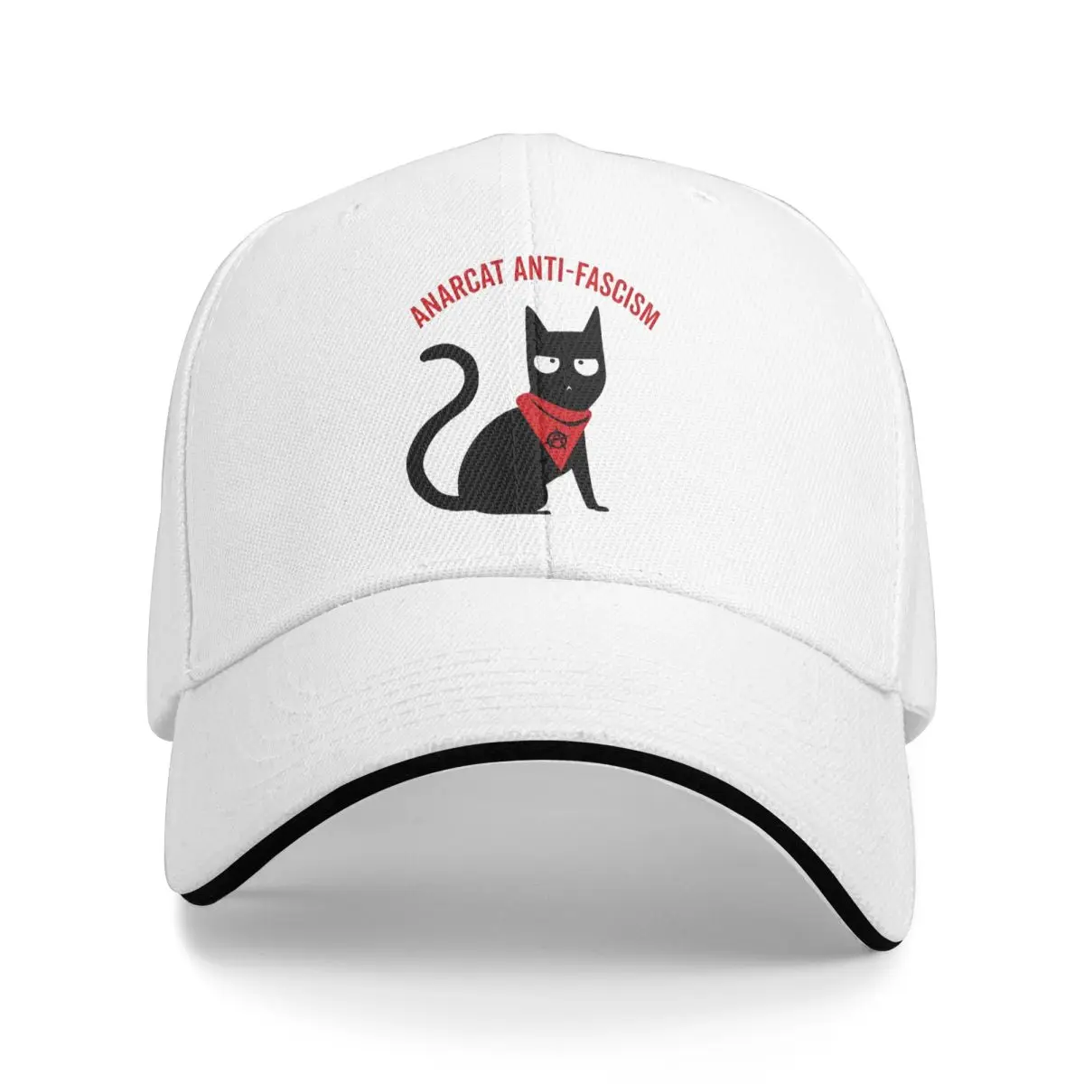 Anti Fascist Cat Baseball Caps Popular Sandwich Caps Unisex Adjustable Headwear Sport