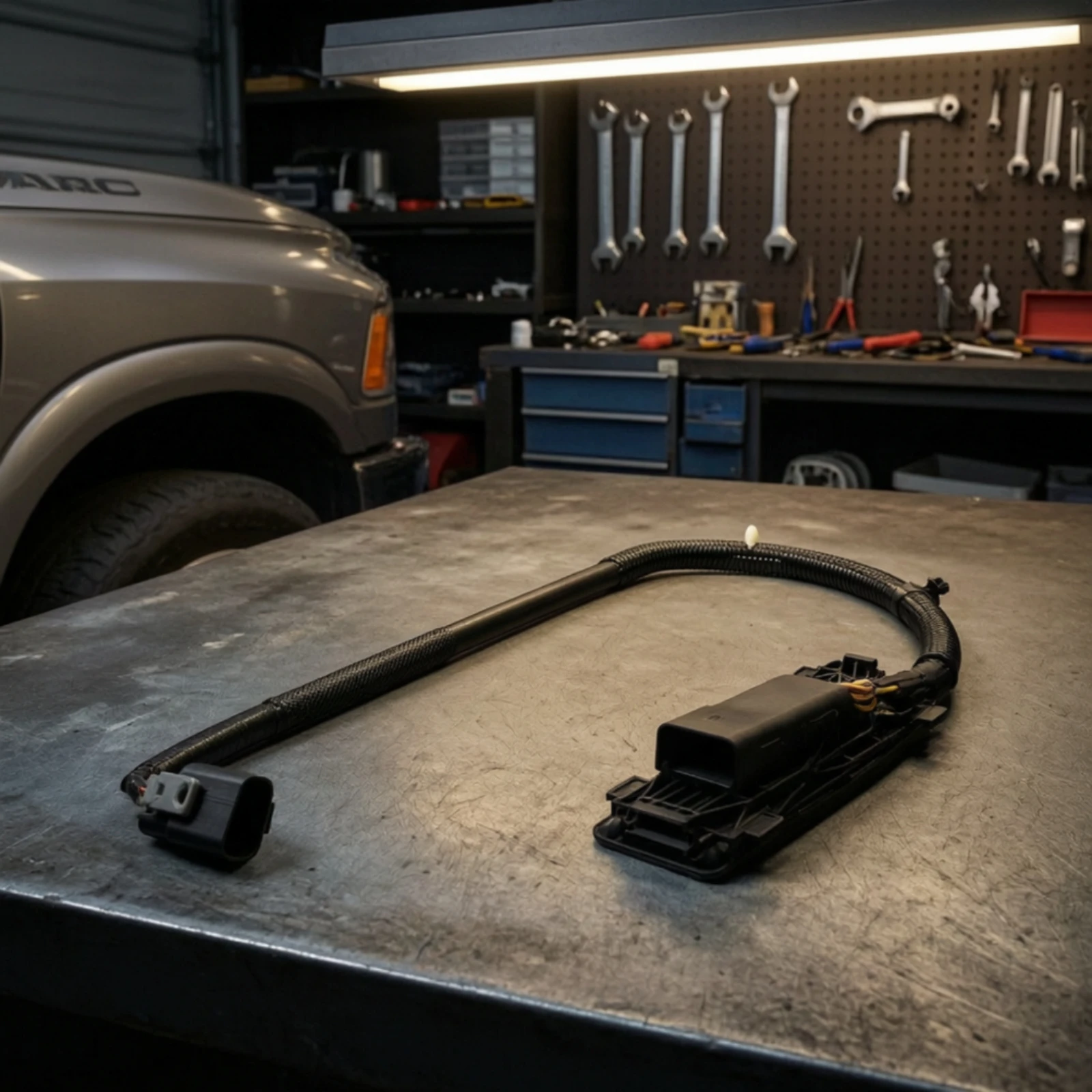 Tailgate Backup Camera Wiring Harness Wear-Resistant RAM Pickup Backup Camera Harness Easy Installation High Performance