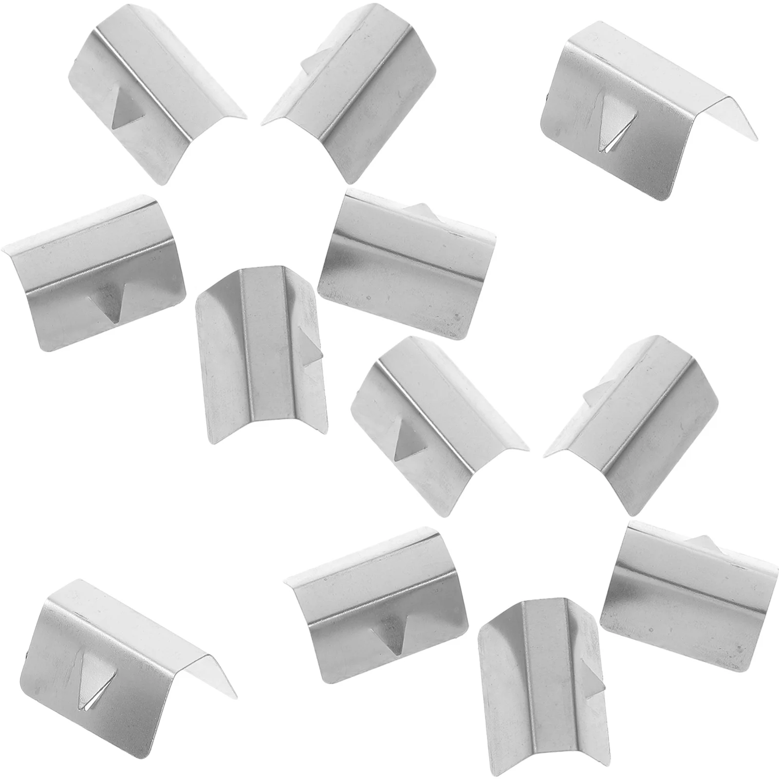 

12Pcs Wind Deflector Clips Car Windshield Secure Clamps Easy Install Long Lasting Iron Material Wind Deflector Clips