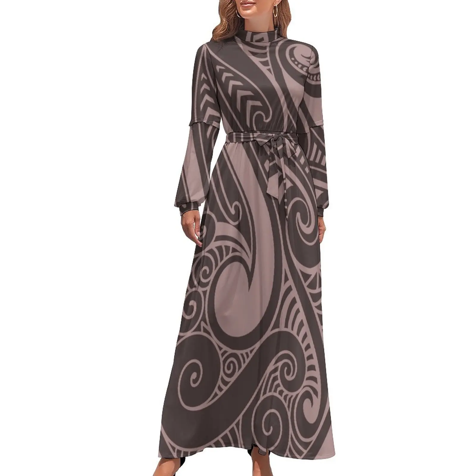 

Hei matau traditional maori hook Long Dress clothes for women Dress woman