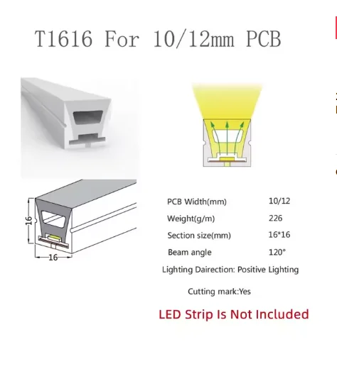 Bande Lumineuse LED Ultra-Mince в силиконе, Profilé Aluminium, Vitrine de Garde-Robe, Lampe Encastrée avec Bande Lumineuse, 6x9