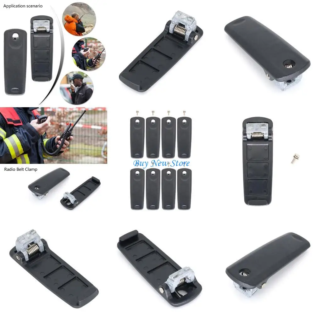 

20CE Ручной двусторонний держатель радиоприемника Динамики Микрофоны Зажим для аккумулятора Зажим для ремня для VX231 VX-231 на