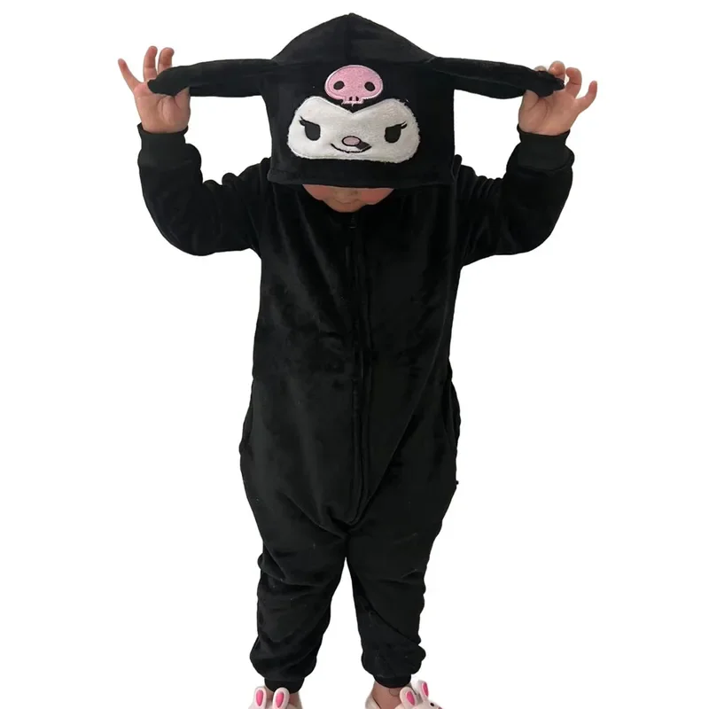 الدب البيت AA الكرتون Kigurumi للأطفال الحيوان نيسيس بيجامات أطفال أزياء الهالوين التأثيرية جديد 2025 WKD001