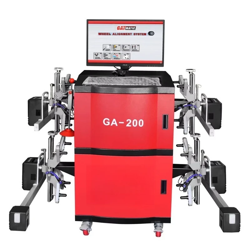 Präzise 3D-Werkstatt-Radausrichtungsmaschine CCD-Radausrichtung für LKW- und Autolift-Radauswuchtgeräte